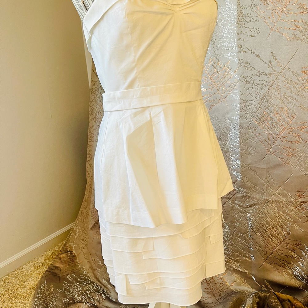 White cotton dress